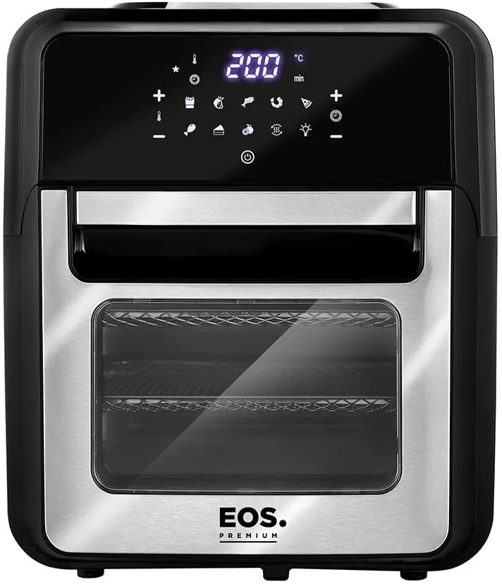 Fritadeira Air Fryer Oven Eos 12l Digital Inox 220v

