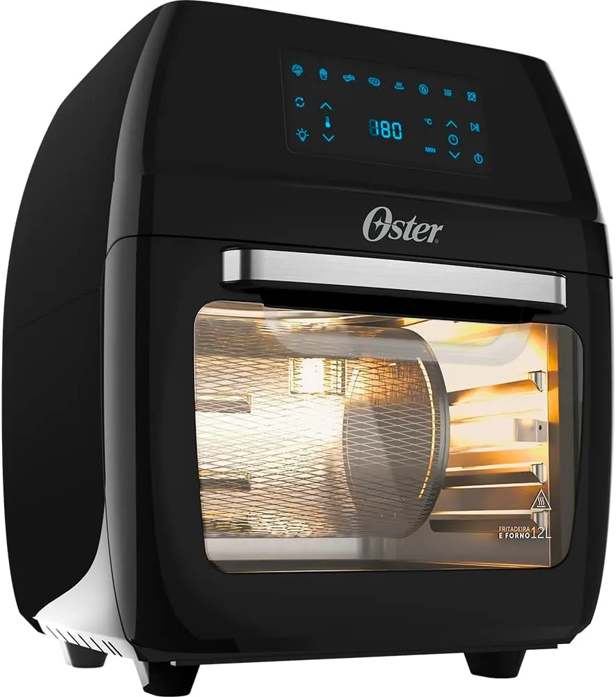 Oster OFRT780 - Fritadeira forno 3 em 1, 127V, 1800 W, ‎Preto